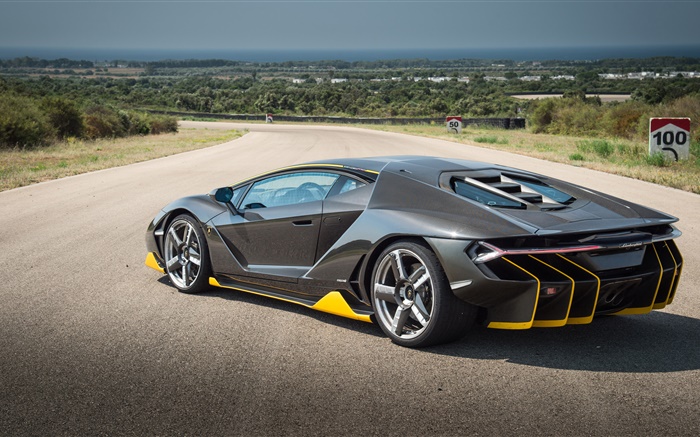Lamborghini Сентенарио вид сбоку суперкар обои,s изображение
