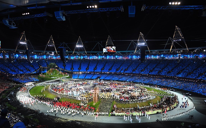 Лондон Олимпийских игр 2012 года церемонии открытия обои,s изображение