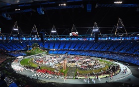 Лондон Олимпийских игр 2012 года церемонии открытия HD обои