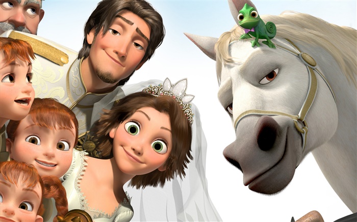 Tangled, Disney мультфильм обои,s изображение