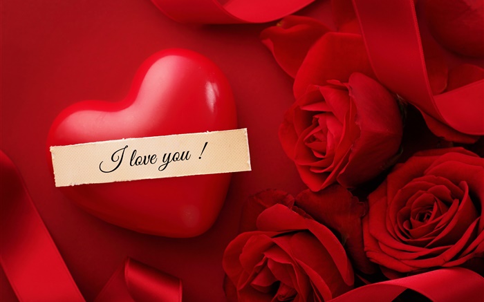 День святого Валентина, я люблю тебя, сердце, красные розы цветы обои,s изображение