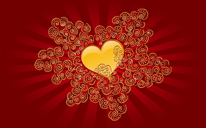 День, сердце любовь, красный стиль Валентина обои,s изображение