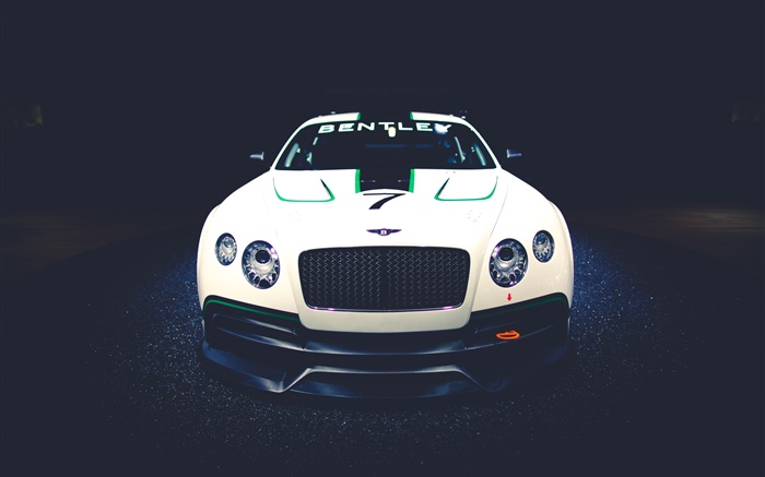 гонки автомобиль вид спереди Bentley Continental GT3 Concept обои,s изображение