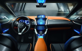 Lexus LF-NX концепт-кар кабины