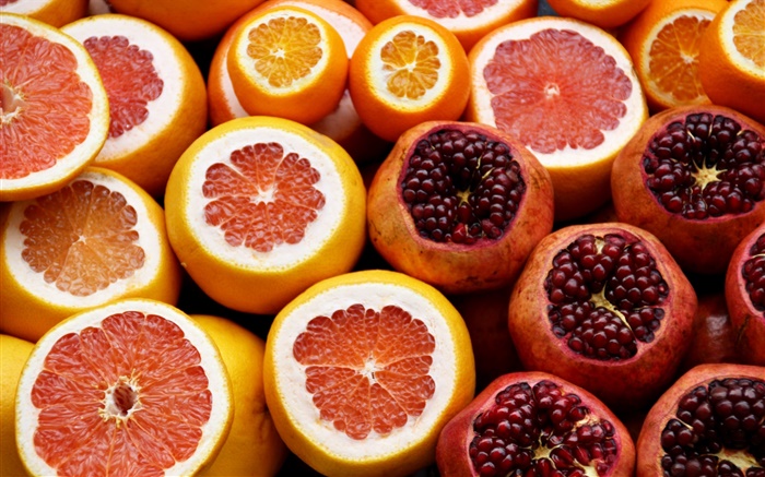 Апельсины и гранаты обои,s изображение