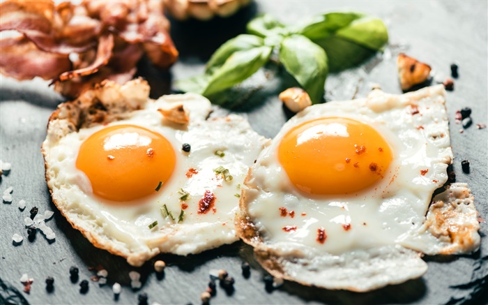 Завтрак, яичница обои,s изображение