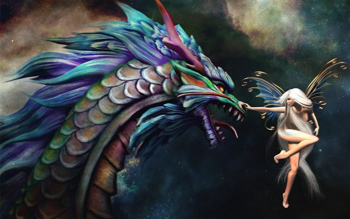 Бабочка мастер девушка и дракон обои,s изображение