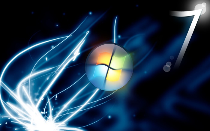 Windows 7 абстрактный фон, свет, пространство обои,s изображение