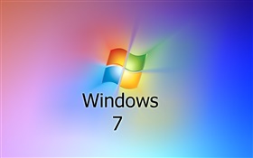 Windows 7 синий фиолетовый фон HD обои