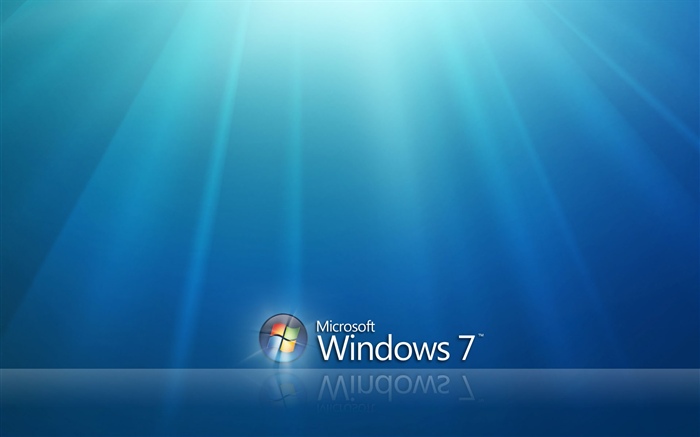 Windows 7 под голубым небом обои,s изображение