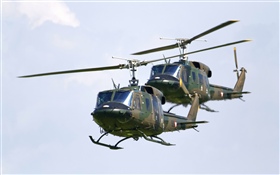 Транспортный вертолет АВ-212 HD обои