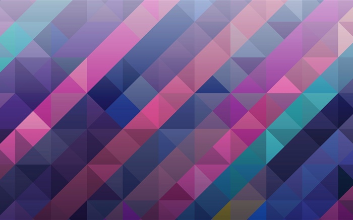 Квадрат и треугольник, абстрактные, красочные обои,s изображение