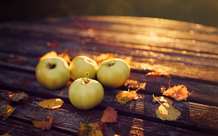 Яблоки, солнце обои,s изображение