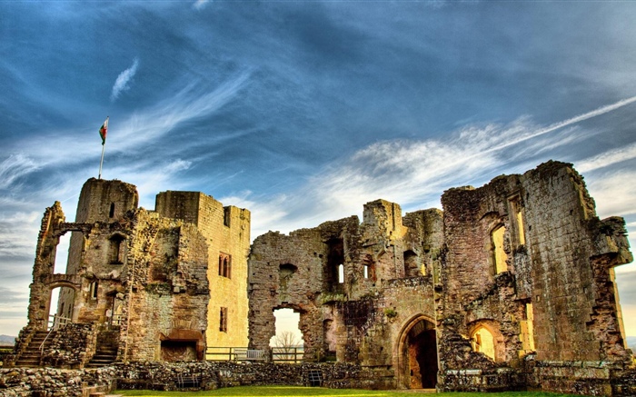 Руины, замок, Великобритания обои,s изображение