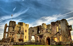 Руины, замок, Великобритания HD обои