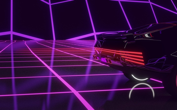 Cyberpunk 2077, легкие линии, автомобиль обои,s изображение