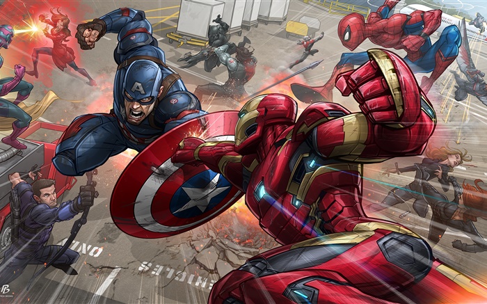 Супергерой, Железный Человек, Капитан Америка обои,s изображение
